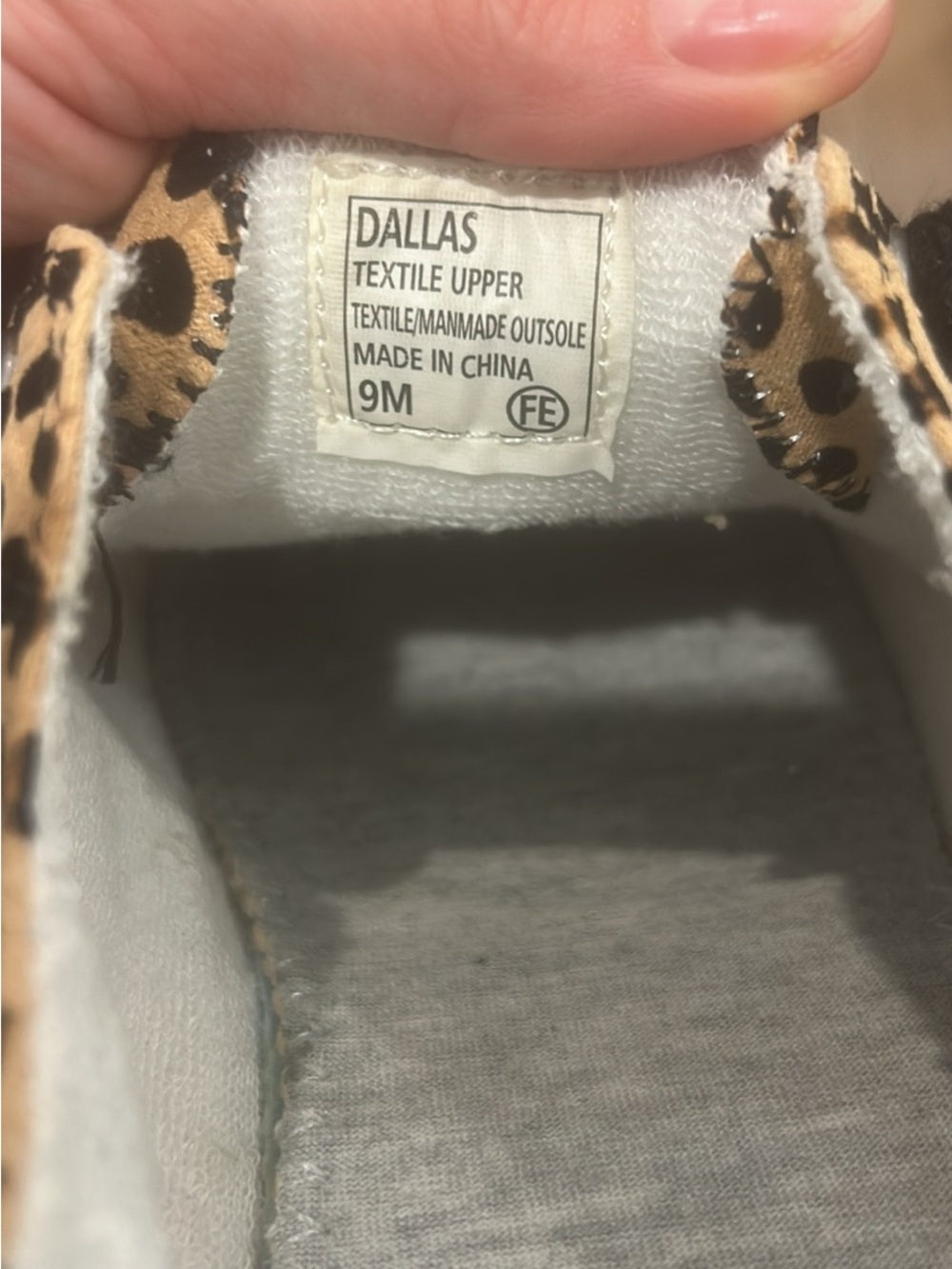 Leopard Print Casual Sneakers with Black Laces - Picture 3 of 3